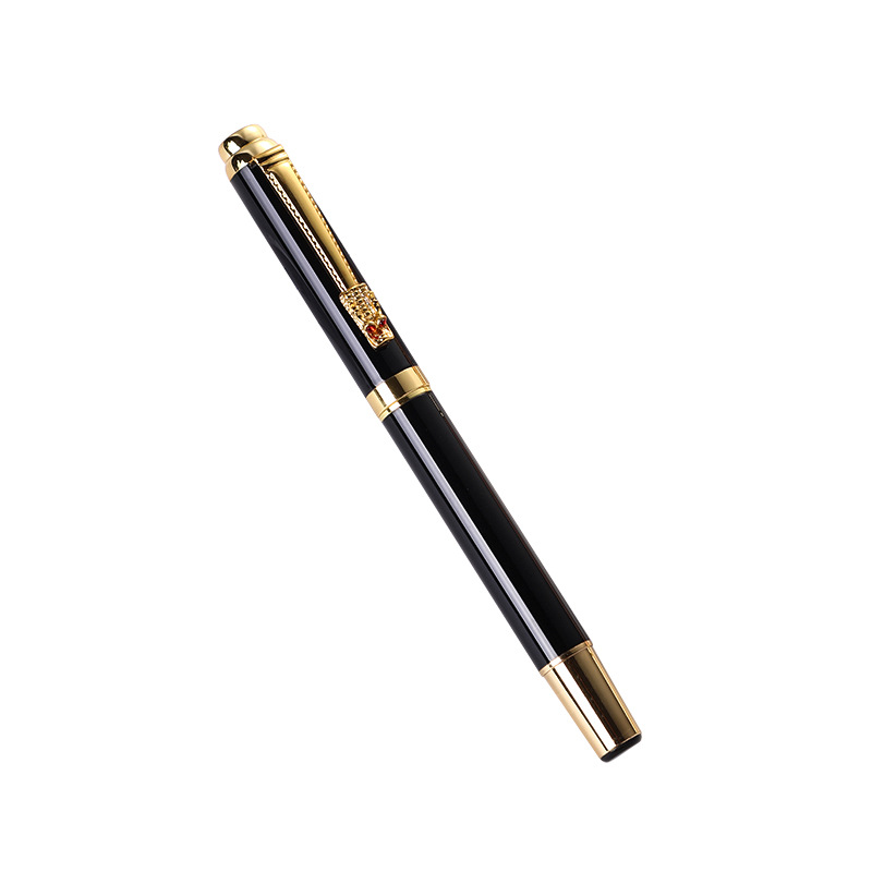 兰汀LASTINGCHARM金属钢笔定制LOGO 龙头钢笔造型商务礼品笔广告笔 签字笔刻字